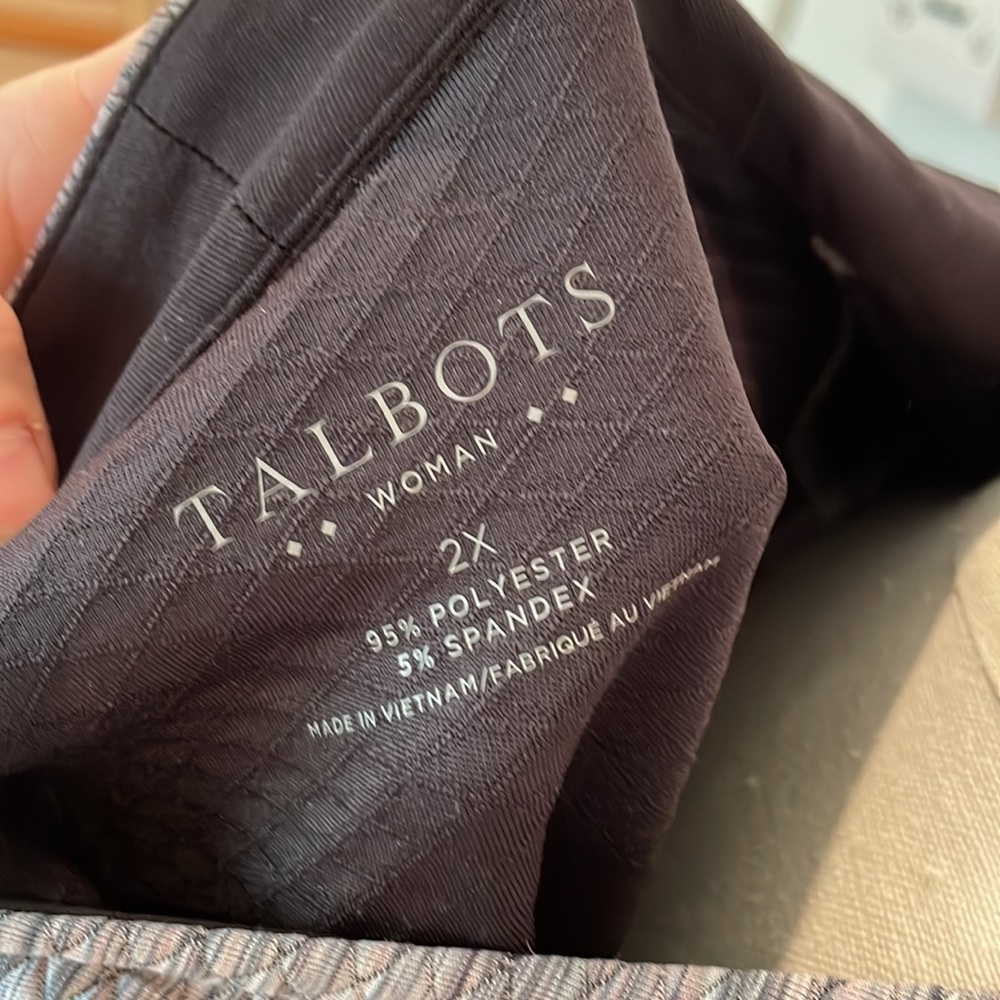 Talbots Blazer Jacket, Gray Weave Pattern, Women’… - image 4